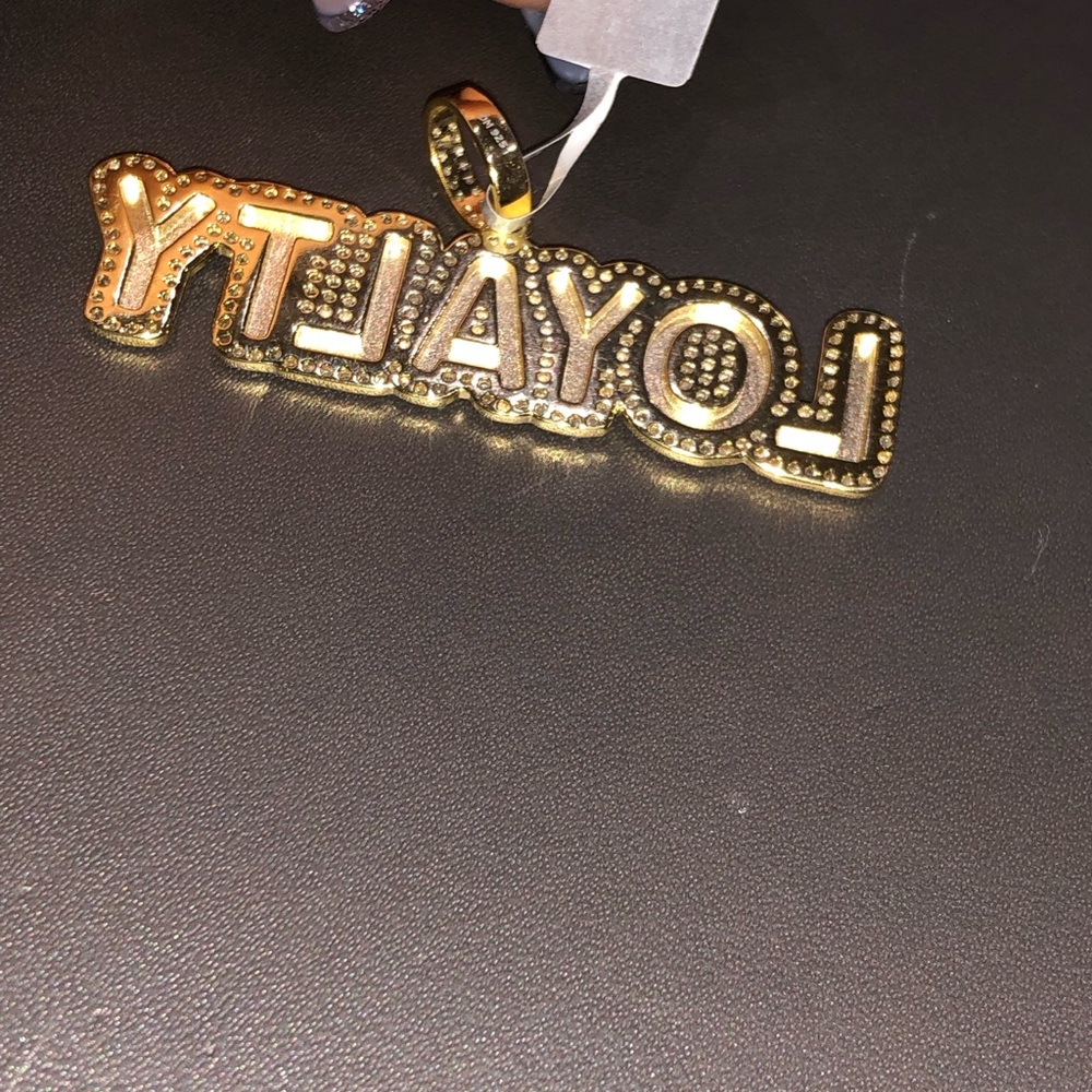Real Diamond LOYALTY amen diamond pendant not CZ not fake free gift wrapping WOW - Picture 7 of 8